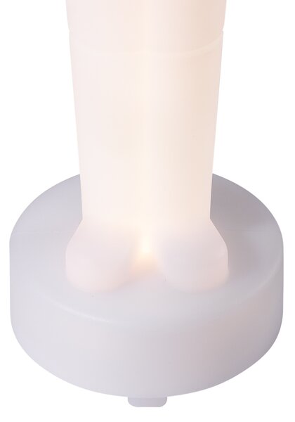 Świąteczna lampa stołowa biała z możliwością ściemniania LED i ładowania RGBW-IC - Nutcracker