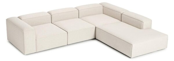 Sofa modułowa XL z mieszanki lnu Lennon