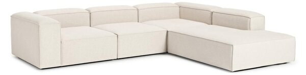 Sofa modułowa XL z mieszanki lnu Lennon