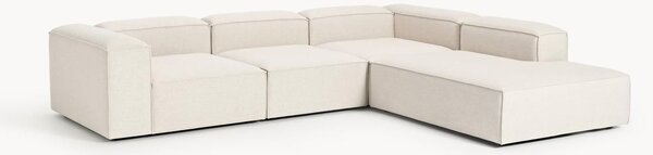 Sofa modułowa XL z mieszanki lnu Lennon