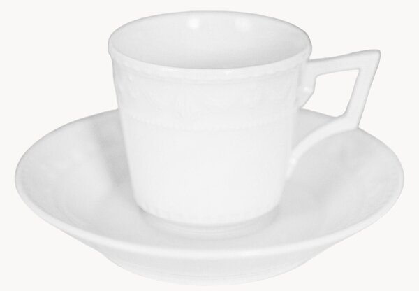 Komplet filiżanek do espresso ze spodkiem Kurland, 2 elem