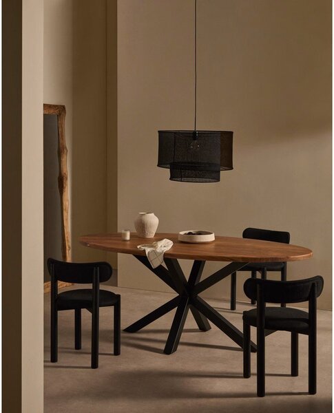 Czarny abażur ø 60 cm Mariela – Kave Home