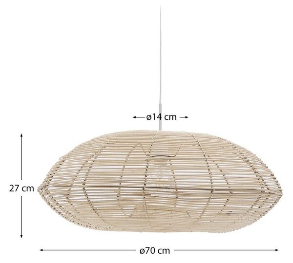 Rattanowy abażur ø 70 cm Flaro – Kave Home