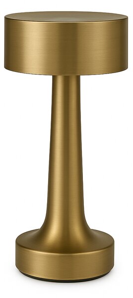 Stata - Lampka Stołowa Nocna LED 22 cm USB-C Złoty Akumulator
