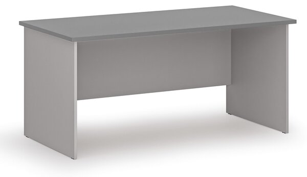 Biurko PRIMO GRAY, 160x80 cm, szary/grafit
