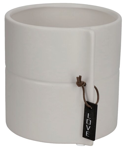 Osłonka ceramiczna 17 cm, szara