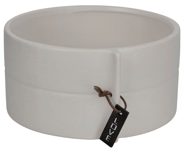 Osłonka ceramiczna 18 x 9 cm, szara