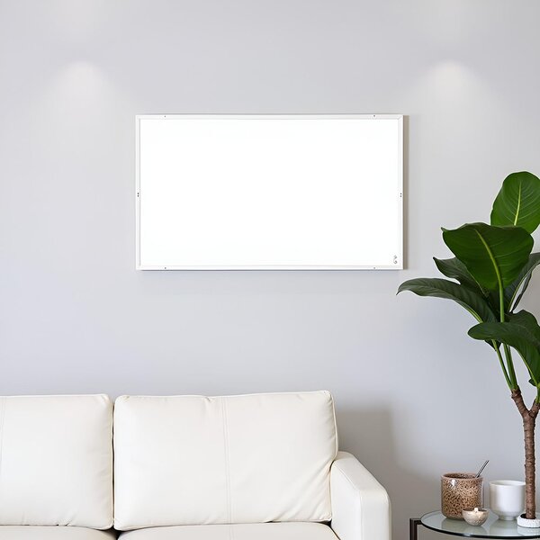 Grzejnik elektryczny ElectricSun 960W biały nagrzewnice elektryczne podczerwieni z termostatem 120x82cm, instalacja na suficie lub ścianie