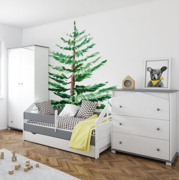 Komoda dziecięca HOUSE biała – funkcjonalność i design w dziecięcym stylu