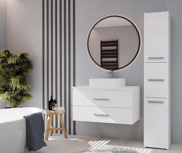Wisząca szafka łazienkowa z szufladami 80 cm | Umeblowana.com