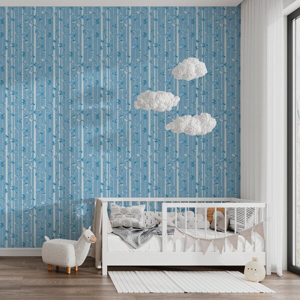 Tapety Ryby pod wodą, Tapety Geometryczne, Tapety w paski, a00127 : Uwalls.pl