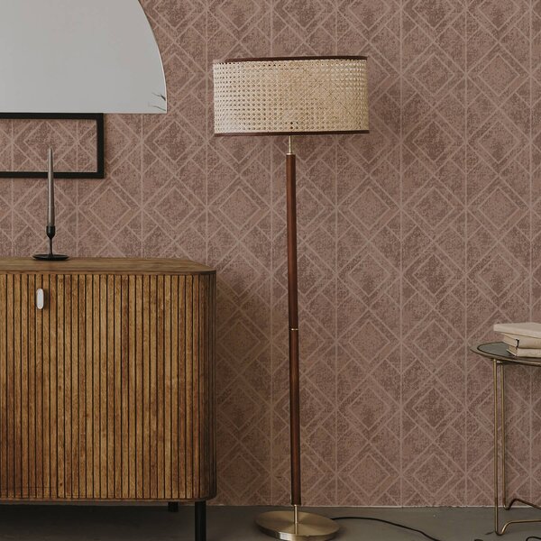 Tapety Geometryczne romby na teksturowanym tle, Tapety Abstrakcyjne, a00141 : Uwalls.pl