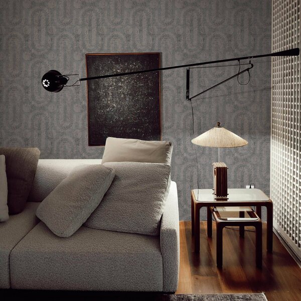 Tapety Grafika w szarym stylu z przetarciami, Tapety Loft, a00143 : Uwalls.pl