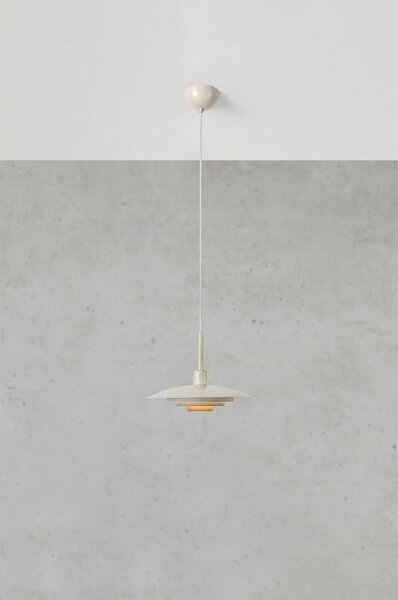 Beżowa lampa wisząca z metalowym kloszem ø 35 cm Piny – Markslöjd