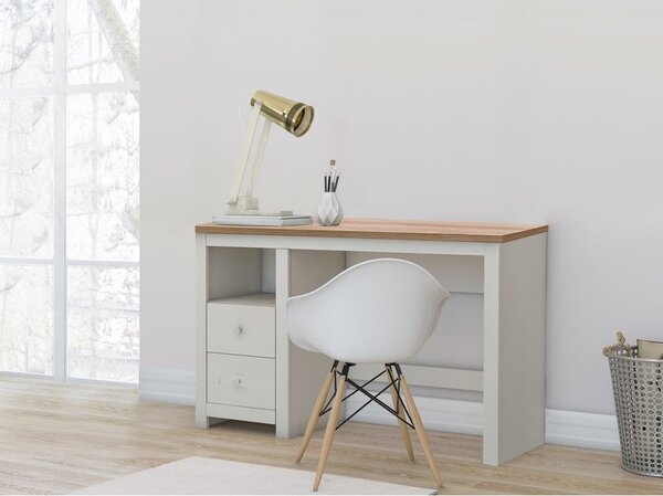 Biurko z blatem w dekorze dębu 50x120 cm Emerald – Støraa