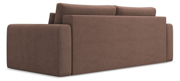 Różowa rozkładana/ze schowkiem sofa 238 cm Kapua – Makamii