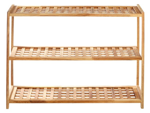 Szafka na buty z litego drewna orzechowego w naturalnym kolorze – Premier Housewares