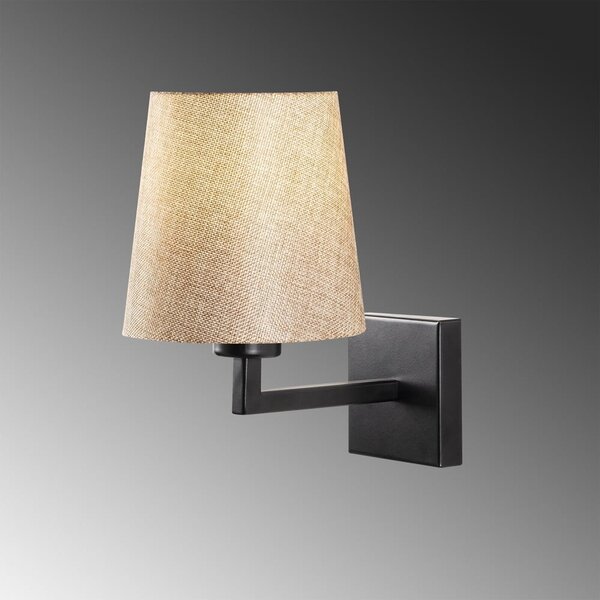 Czarny/kremowy kinkiet ø 18 cm Profil – Opviq lights