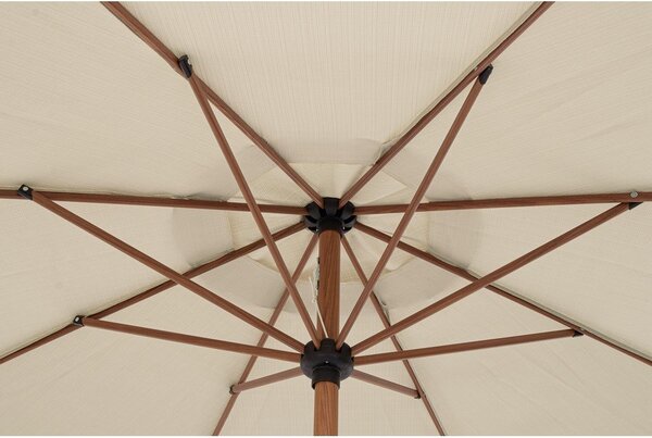Beżowy parasol ogrodowy ø 300 cm Palinuro – Bizzotto
