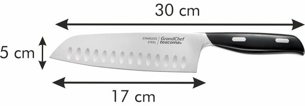 Tescoma Nóż Santoku GrandCHEF, 17 cm