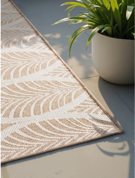 Dywan odpowiedni na zewnątrz w beżowo-śmietankowym kolorze 120x170 cm Duet Liora – NORTHRUGS