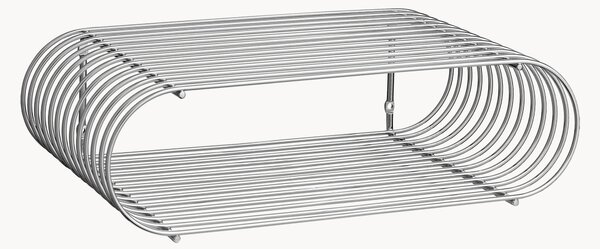 Półka ścienna z metalu Curva, S 40 cm