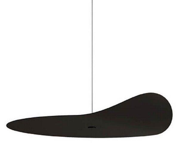Lampa Stołowa kdln, Flow Leaf, czarny, salon, metal, design