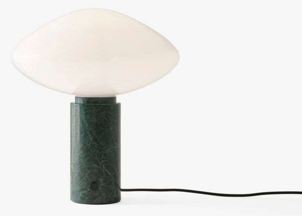 Lampa Stołowa &Tradition, ściemnialny, zielony, salon, kamień, design