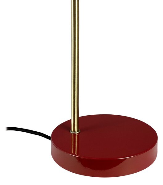 Lampa Stołowa Dyberg Larsen, Ocean, czerwony, salon, metal, design