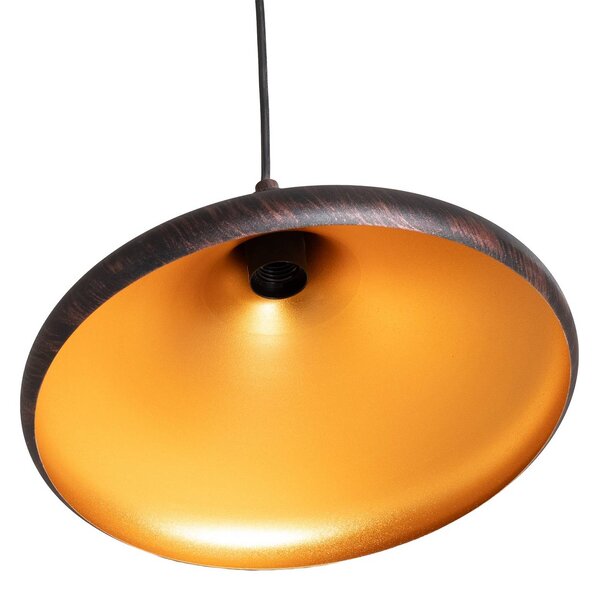 Lampa wisząca Barek Opviq, możliwość ściemniania, czarny, salon / jadalnia, metal