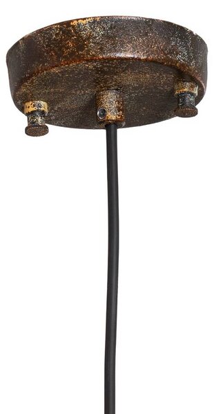 Lampa wisząca Kure Opviq, możliwość ściemniania, brązowy / rdzawy, kuchnia, metal, nowoczesny