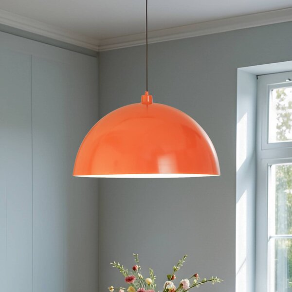 Lampa wisząca Kure Opviq, możliwość ściemniania, żółty / pomarańczowy, kuchnia, metal, nowoczesny