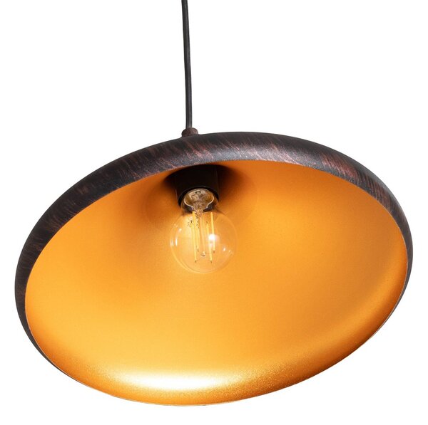 Lampa wisząca Barek Opviq, możliwość ściemniania, czarny, salon / jadalnia, metal