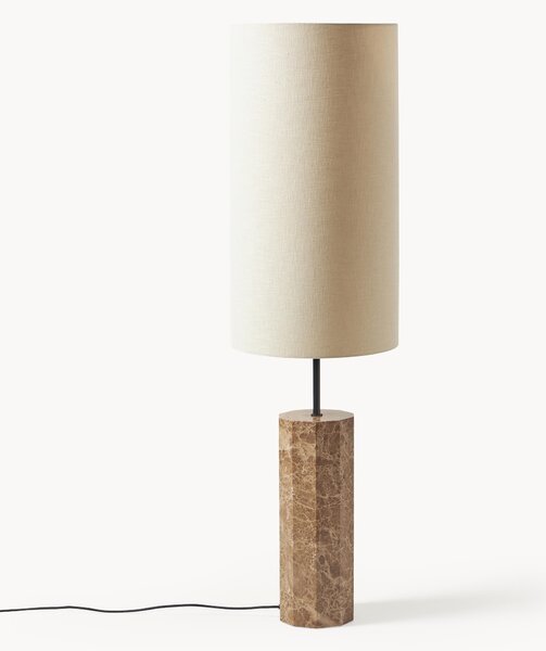 Lampa podłogowa z marmurową podstawą Elanor