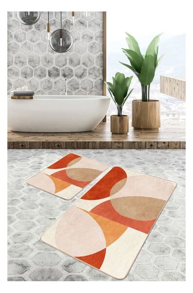 Aksamitne dywaniki łazienkowe zestaw 2 szt. 60x100 cm – Mila Home