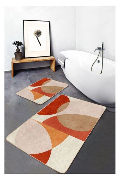 Aksamitne dywaniki łazienkowe zestaw 2 szt. 60x100 cm – Mila Home