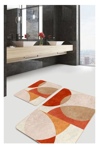 Aksamitne dywaniki łazienkowe zestaw 2 szt. 60x100 cm – Mila Home