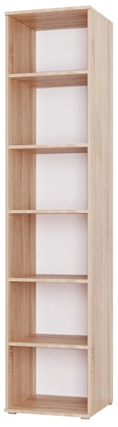Skandynawski wysoki regał 30 cm dąb sonoma W0-S65