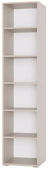 Wąski regał do salonu 40 cm kaszmir C7-R37