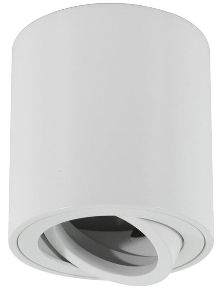 Deba Mini lampa sufitowa tuba kierunkowa biała