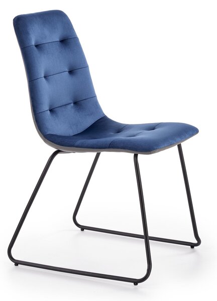 Tapicerowane krzesło z pikowaniem K321