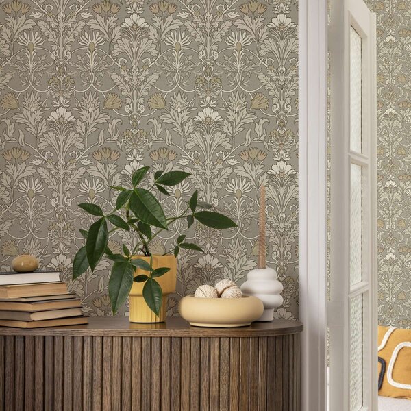 Tapety Klasyczny kwiatowy ornament w stylu Williama Morrisa, Tapety w stylu francuskim, a00171 : Uwalls.pl