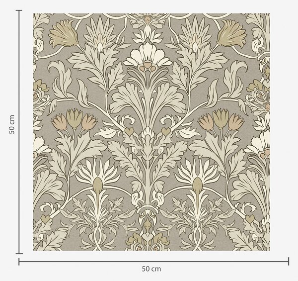 Tapety Klasyczny kwiatowy ornament w stylu Williama Morrisa, Tapety w stylu francuskim, a00171 : Uwalls.pl