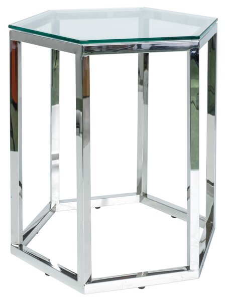 Szklany stolik pomocniczy w kształcie sześcianu Conti (1 szt.)