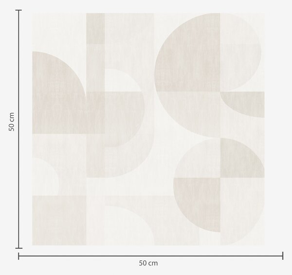 Tapety Minimalistyczna geometria w jasnokremowej palecie, Tapety w stylu skandynawskim, a00189 : Uwalls.pl