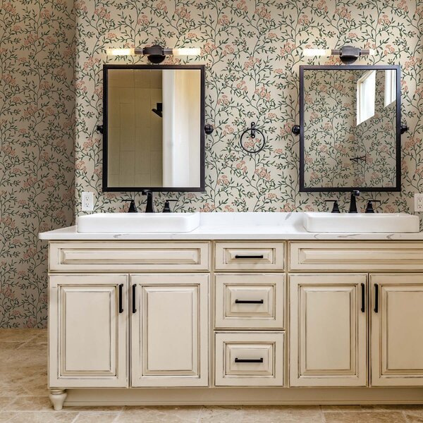 Tapety Ażurowe gałęzie z koralowymi kwiatami, kwiatowy wzór, Tapety Angielskie, a00221 : Uwalls.pl