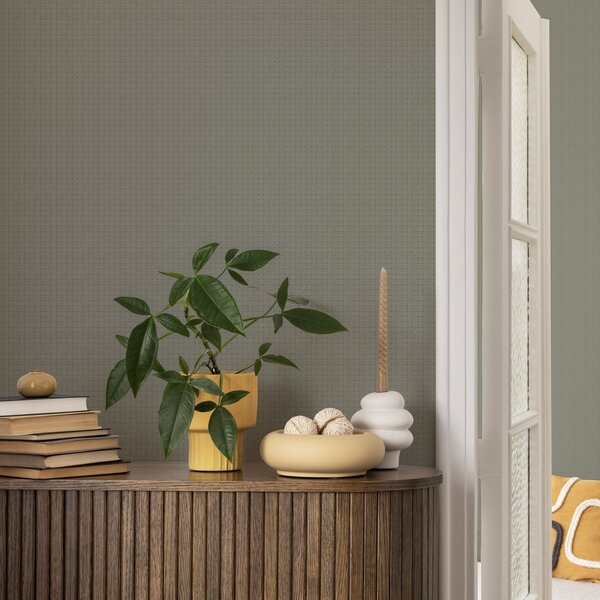 Tapety Mała zielona klatka, teksturowane tło w stylu retro, Tapety w stylu skandynawskim, a00234 : Uwalls.pl