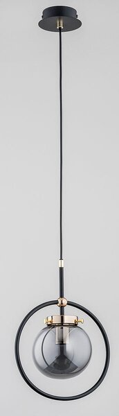 Akira lampa wisząca 1-punktowa czarna/złota 60836