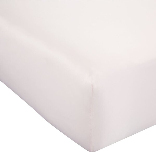 Różowe satynowe prześcieradło z gumką 150x200 cm Silky Soft – Catherine Lansfield