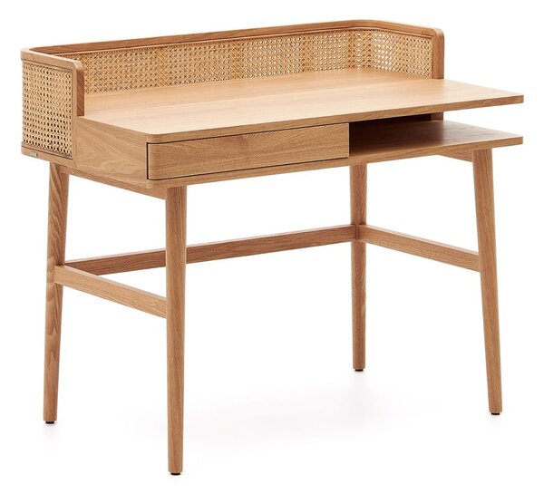 Biurko w dekorze jesionu 62x105 cm Araxi – Kave Home